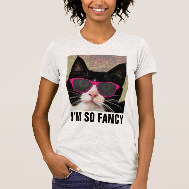 CAMISETA EU SOU TÃO RICO GATO T-SHIRTS (Frente)
