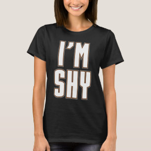 Camiseta Eu sou Tímido Irônico Introduvert Emocionalmente S