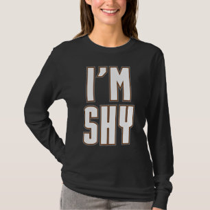 Camiseta Eu sou Tímido Irônico Introduvert Emocionalmente S