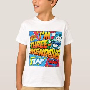 Camiseta Eu sou Três aniversário de 3 anos de revista em