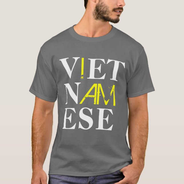 Camiseta Eu sou Tshirt vietnamiano (Frente)