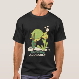 Camiseta Eu Sou Turtley Adorável Presente Para Tartarugas A