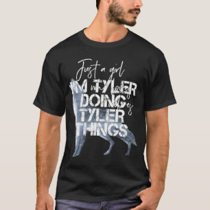 Camiseta Eu Sou Tyler Fazendo Coisas De Tyler Engraçadas Pr