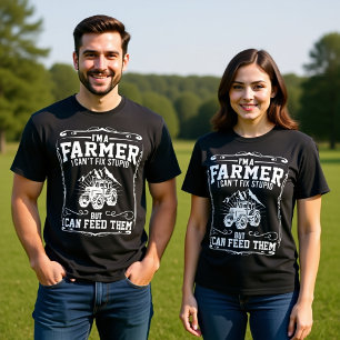 CAMISETA EU SOU UM AGRICULTOR QUE NÃO CONSIGO CONSERTAR EST
