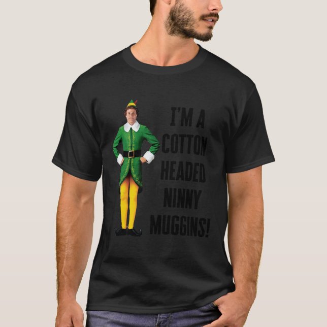 Camiseta Eu sou um algodão encabeçado por uns canhões! T-Sh (Frente)