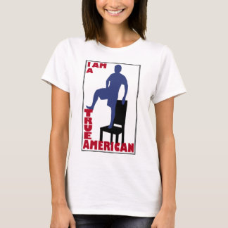 Camiseta Eu sou um americano verdadeiro