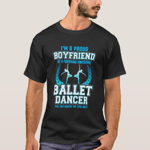 Camiseta Eu Sou Um Amigo Orgulhoso de Dançarino de Ballet