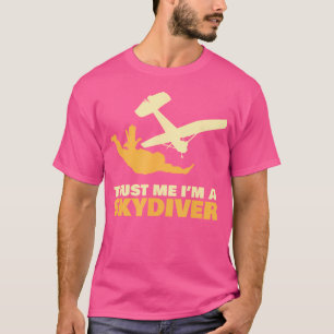 Camiseta Eu Sou Um Amo De Paraquedismo Do Avião Do Skydiver