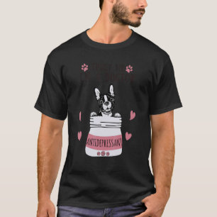 Camiseta Eu sou um antepassado docente do Boston Terrier Do