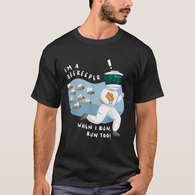 Camiseta Eu sou um apicultor Engraçado Presente para a Apic (Frente)