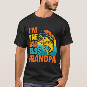 Camiseta Eu Sou Um Avozinho de Roca Ruim de Pescar