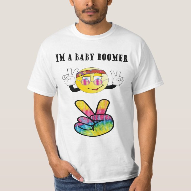 Camiseta Eu sou um baby boomer (Frente)