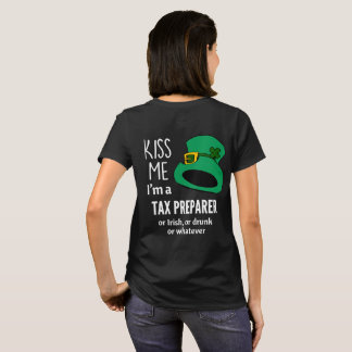 Camiseta Eu sou um Bebado irlandês de preparador de imposto
