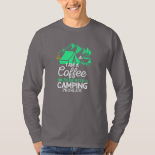 Camiseta Eu sou um Bebê Café com Design de Problema de Acam
