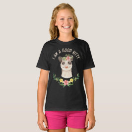 Camiseta Eu sou um bom Gatinho Engraçado, Cute Possum Dom