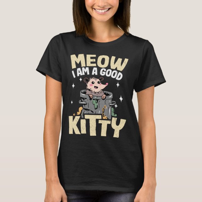 Camiseta Eu Sou Um Bom Gatinho, Piada, Ogambm Memsum (Frente)