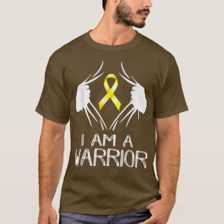 Camiseta Eu Sou Um Cancer De Guerra De Infância Sensibiliza