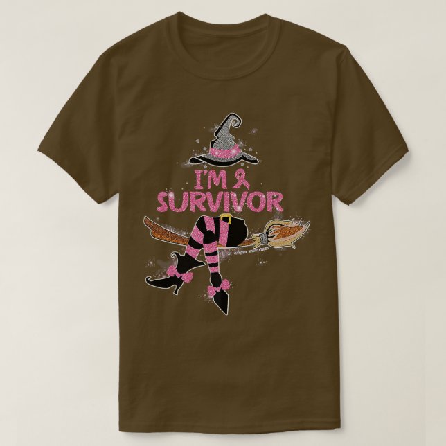 Camiseta Eu Sou Um Cancer De Sobrevivência Conhecendo O Dia (Frente do Design)