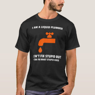 CAMISETA EU SOU UM CANO-PLUG LIQUIDO NÃO POSSO CONCERTAR ES