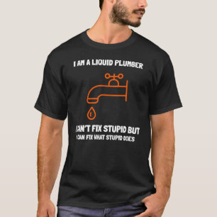 CAMISETA EU SOU UM CANO-PLUG LIQUIDO NÃO POSSO CONCERTAR ES
