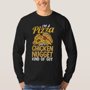 Camiseta Eu Sou Um Cara Que Gosta De Pizza E Nugget De Fran