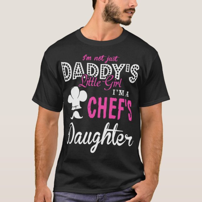 Camiseta Eu Sou Um Chefs Filha Espaço Aniversário de pastor (Frente)