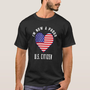 Camiseta Eu sou um cidadão americano orgulhoso, convivendo
