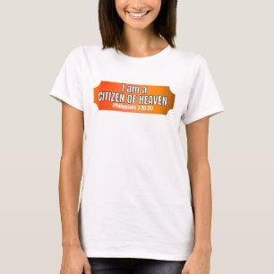 CAMISETA EU SOU UM CIDADÃO DO CÉU