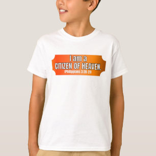 CAMISETA EU SOU UM CIDADÃO DO CÉU