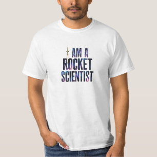 Camiseta Eu Sou Um Cientista De Foguete