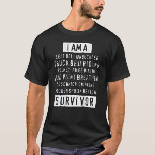 Camiseta Eu Sou Um Cinto De Assento Desapertado Na Cama De 