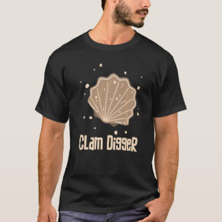 Camiseta Eu Sou Um Clam Digger Pessoa Criadora Do Mar