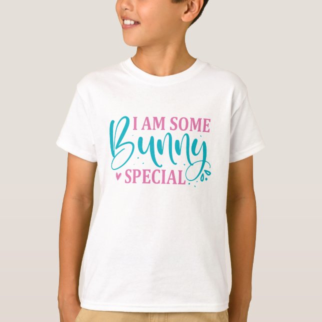 Camiseta Eu Sou um Coelhinho Especial - Páscoa (Frente)