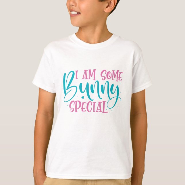Camiseta Eu Sou um Coelhinho Especial - Páscoa (Frente)