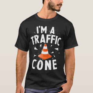 Camiseta Eu sou um Cone de Trânsito, Preguiçoso e Simples C