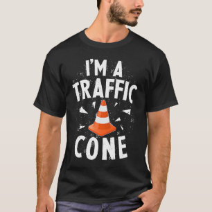 Camiseta Eu sou um Cone de Trânsito, Preguiçoso e Simples C