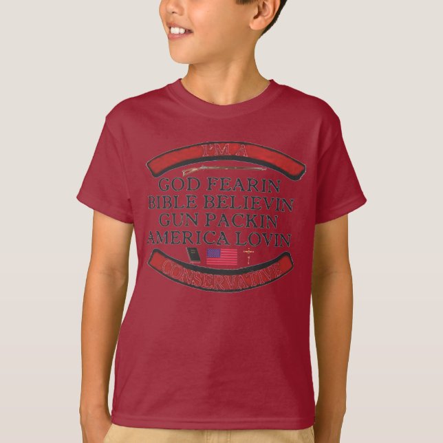 CAMISETA EU SOU UM CONSERVADOR (Frente)