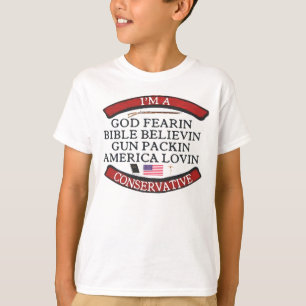 CAMISETA EU SOU UM CONSERVADOR