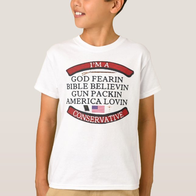 CAMISETA EU SOU UM CONSERVADOR (Frente)