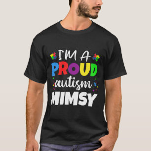 Camiseta Eu Sou Um Coração De Consciência Do Autismo Orgulh