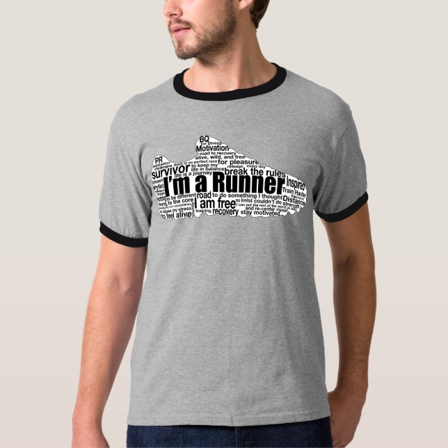 Camiseta Eu sou um corredor (Frente)