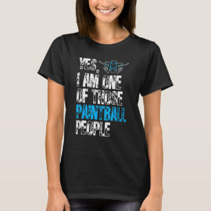 Camiseta Eu Sou Um Daqueles Paintball Pessoas Paintballer P