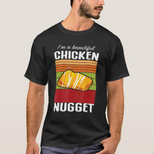 Camiseta Eu sou um delicioso nugget de frango frango macio