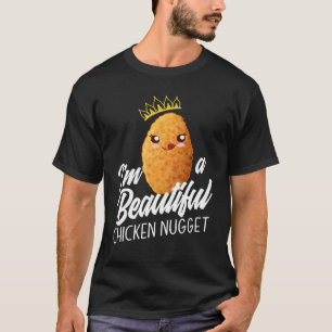 Camiseta Eu Sou Um Delicioso Nugget De Frango Lindo Para Cr