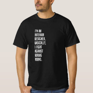 Camiseta Eu sou um Designer do Interior