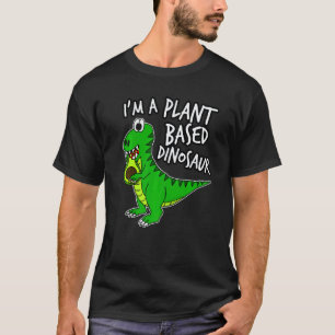 Camiseta Eu Sou Um Dinossauro à Base de Plantas Abacate Rex