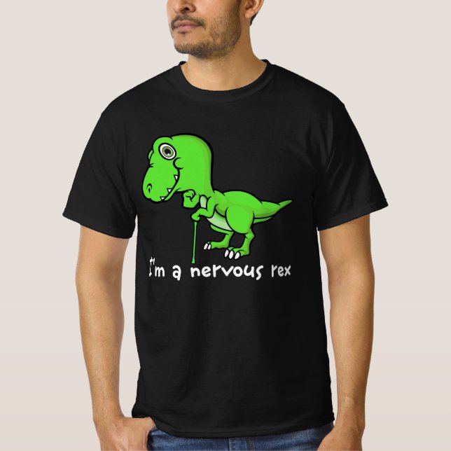 Camiseta Eu Sou Um Dinossauro De Sensibilização Para A Saúd (Frente)