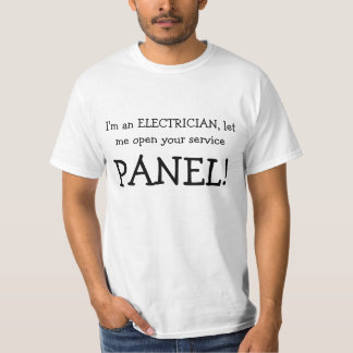 Camiseta Eu sou um ELETRICISTA, deixei-me abrir seu