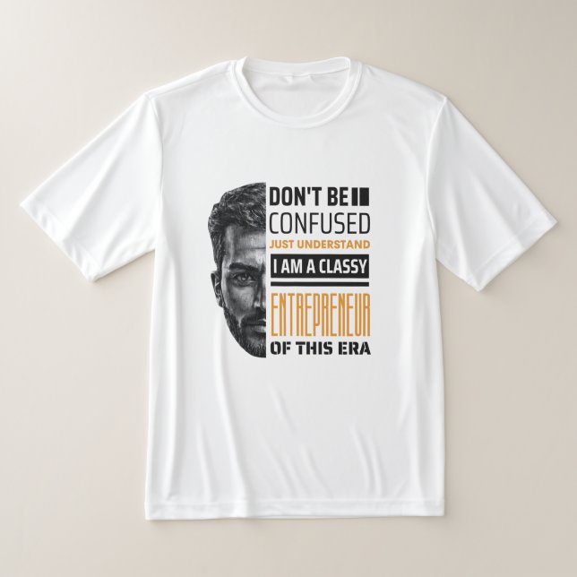 Camiseta Eu sou um empreendedor clássico desta era (Postura )