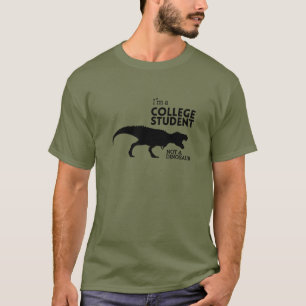 Camiseta Eu sou um estudante universitário, não um